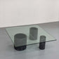 GIULIO LAZZOTTI FOR CASIGLIANI BLACK MARBLE COFFEE TABLE