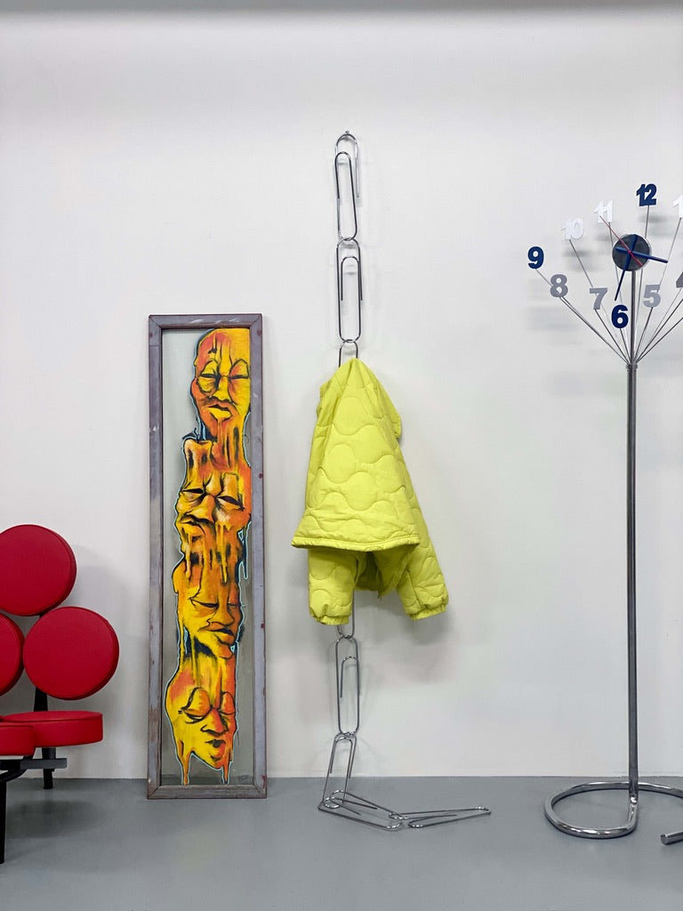 GIANT PAPERCLIP COAT HANGER BY M.H ARTIGIANO