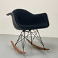 EAMES UPHOLSTERED MOLDED PLASTIC CHAIR