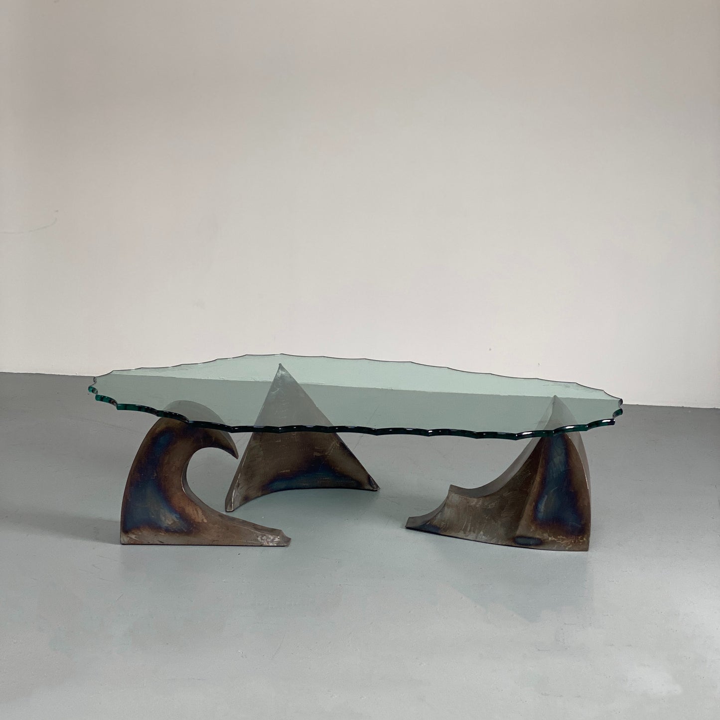 1970S BRUTALIST SCULPTURE COFFEE TABLE