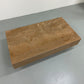 80S BROWN TRAVERTINE COFFEE TABLE