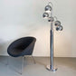 1970S CHROME WATERFALL LAMP BY ROBERT SONNEMAN