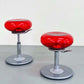 MAMBO STOOLS IN RED LUCITE BUBBLE SEATS BY DELIGHT ITALY